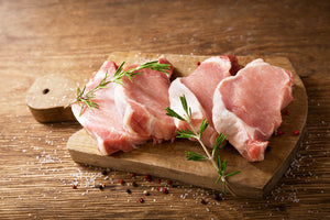 Freeze Dried Boneless Center Cut Uncooked Pork Chops