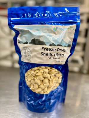 Freeze Dried Fully Cooked Pasta Shells