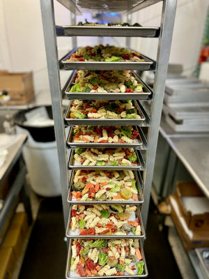 Freeze Dried Roasted Vegetables and Pasta Blend