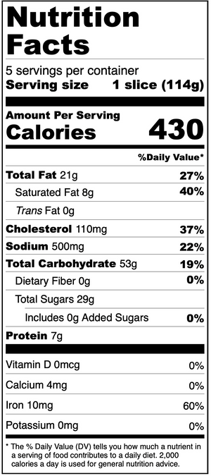 Freeze Dried Classic Pound Cake