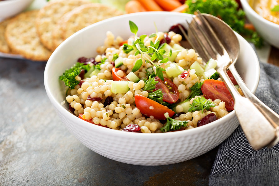 Freeze Dried Israeli Couscous, Red Quinoa and Vegetables