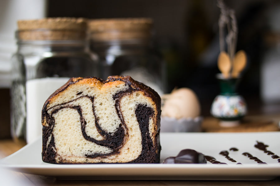 Freeze Dried Marble Pound Cake