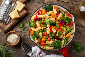 Freeze Dried Roasted Vegetables and Pasta Blend